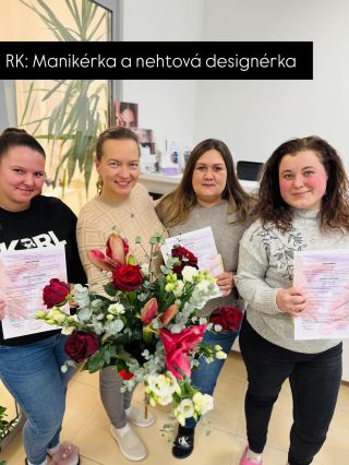 A máme za sebou další Rekvalifikační kurz! Gratuluji, holky! At se vám v nové profesi dalří 🥰 Další RK Manikérka a nehtová...